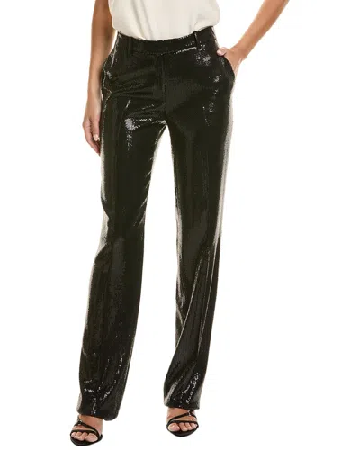 Michael Kors Collection Sequin Carolyn Silk-blend Trouser In Black
