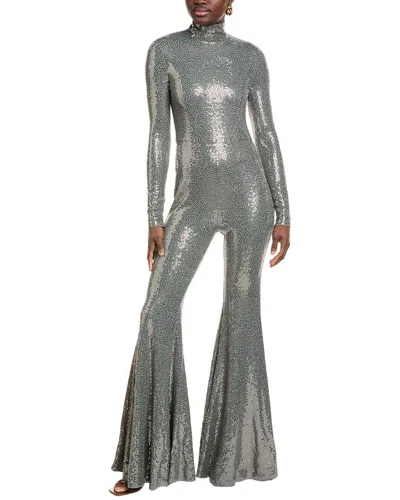 MICHAEL KORS COLLECTION SEQUIN MOCK NECK JUMPSUIT