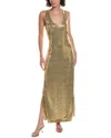 Michael Kors Collection Sequin Tank Dress In Gold