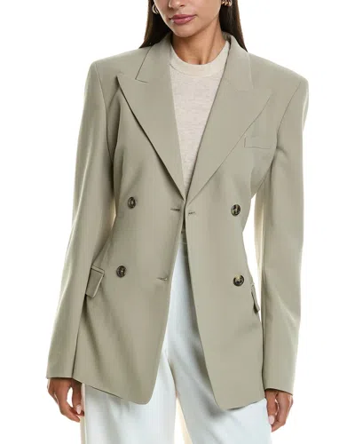 Michael Kors Collection Serge Wool Blazer In Gray
