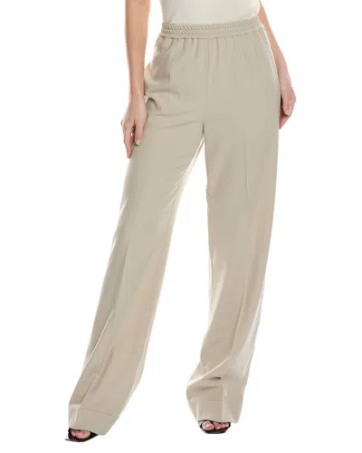 Michael Kors Collection Serge Wool Pant In Beige