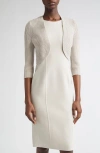 Michael Kors Collection Shaker Stitch Cashmere Shrug In White