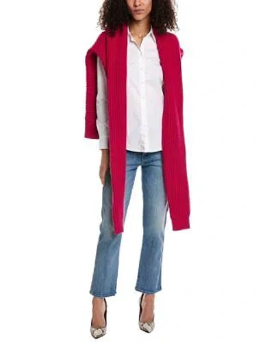 Pre-owned Michael Kors Collection Shaker Turtleneck Cashmere Dress Women's Os In Pink