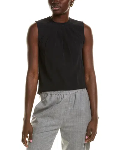 Michael Kors Collection Silk-blend Top In Blue