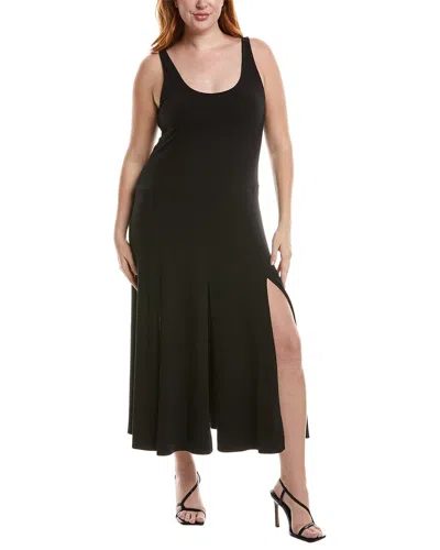 Michael Kors Collection Slice Tank Dress In Black