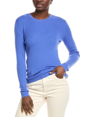 Michael Kors Collection Tissue Hutton Cashmere T-shirt In Blue