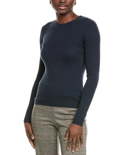 Michael Kors Collection Tissue Hutton Cashmere T-shirt In Blue