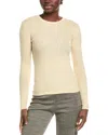 Michael Kors Collection Tissue Hutton Cashmere T-shirt In White