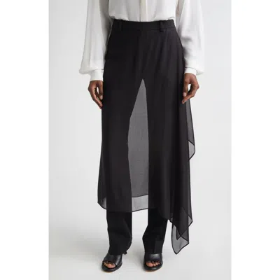 Michael Kors Slim Fit Ankle Length Trouser With Back Pockets In Black