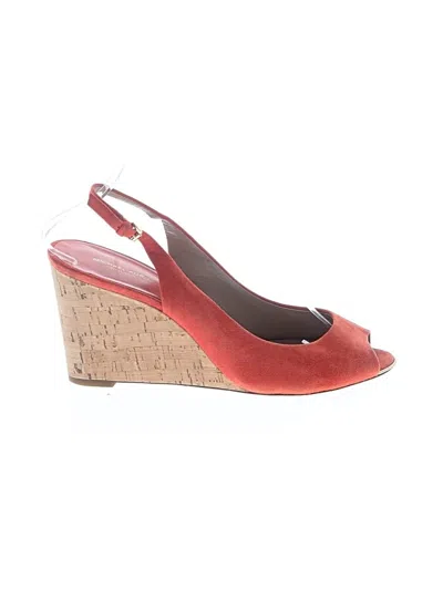 Pre-owned Michael Kors Collection Wedges In Orange