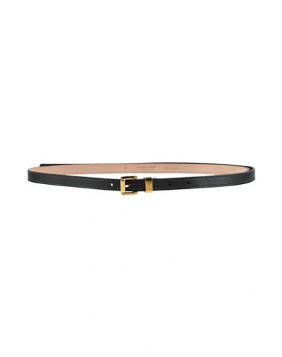 Michael Kors Collection Woman Belt Black Size M Calfskin