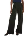 Michael Kors Collection Wool & Silk-blend Slouch Trouser In Black