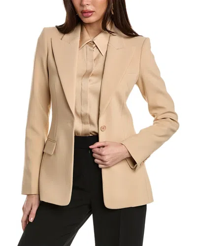 Michael Kors Collection Wool-blend Blazer In White