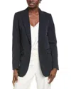 Michael Kors Collection Wool-blend Jacket In Blue