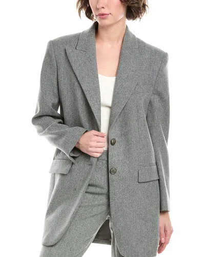 Michael Kors Collection Wool Boyfriend Blazer