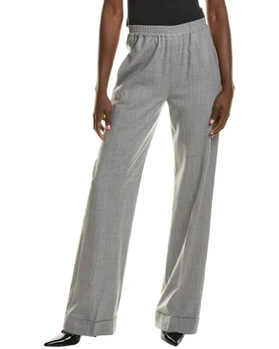 Michael Kors Collection Wool Pant In Grey