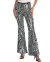 Michael Kors Collection Zebra Bootleg Pant In Multi