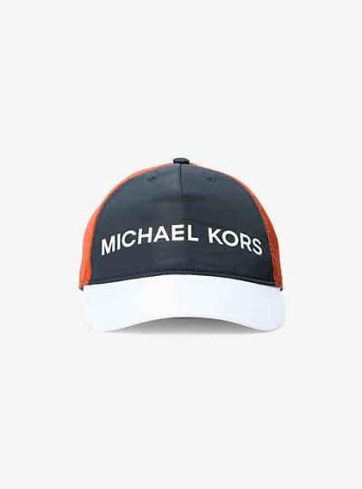 Michael Kors Color-block Baseball Hat In Multi
