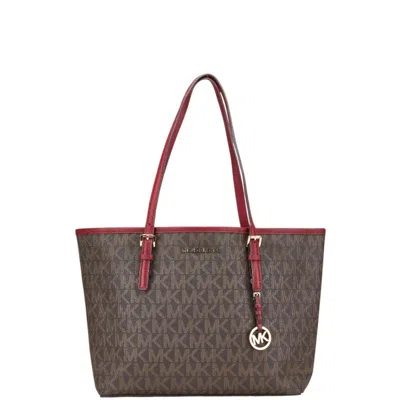 Pre-owned Michael Kors Color Pvc Leather Tote Bag () In Multi