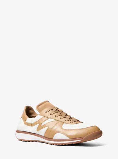 Michael Kors Colt Nylon And Mesh Trainer In Multi