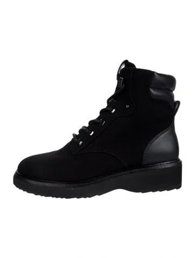 Pre-owned Michael Kors Combat Boots In Black