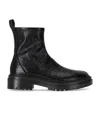 Michael Kors Comet Black Sock Ankle Boot In Black