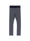 Michael Kors Stretch Polyamide-elastane Leggings In Blue