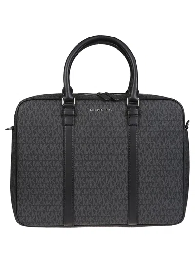 Michael Kors Commuter Briefcase In Black