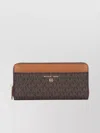Michael Kors Continental Leather Trim Gold-tone Hardware
