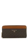 MICHAEL KORS MICHAEL KORS CONTINENTAL WALLET WITH PRINTED CANVAS