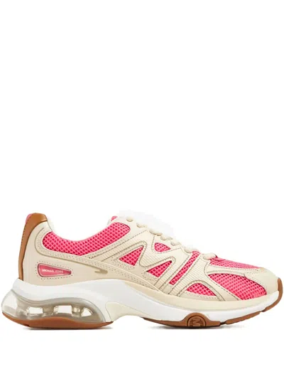 Michael Kors Contrast-panelled Sneakers In Pink