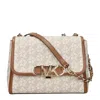 Michael Kors Convertible Chain Crossbody Bag In Beige
