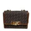 Michael Kors Convertible Chain Crossbody Bag In Brown