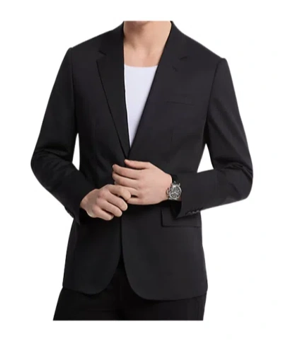 Michael Kors Coolmax Woven Blazer In Black