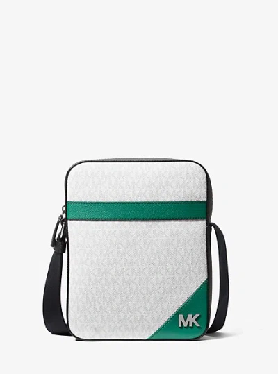 Michael Kors Cooper Color-block Signature Logo Flight Bag