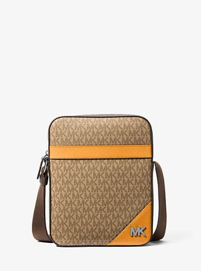 Michael Kors Cooper Color-block Signature Logo Flight Bag