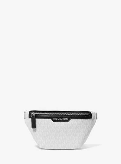 Michael Kors Cooper Mini Logo Belt Bag In White