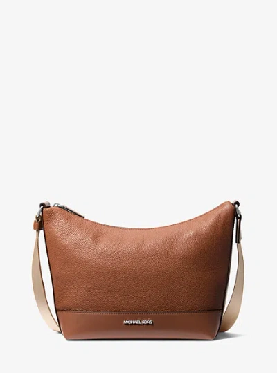 Michael Kors Cooper Pebbled Leather Crescent Bag