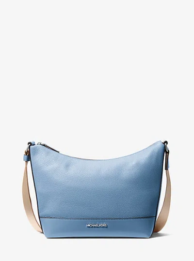 Michael Kors Cooper Pebbled Leather Crescent Bag
