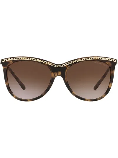 Michael Kors Copenhagen D-frame Sunglasses In Brown
