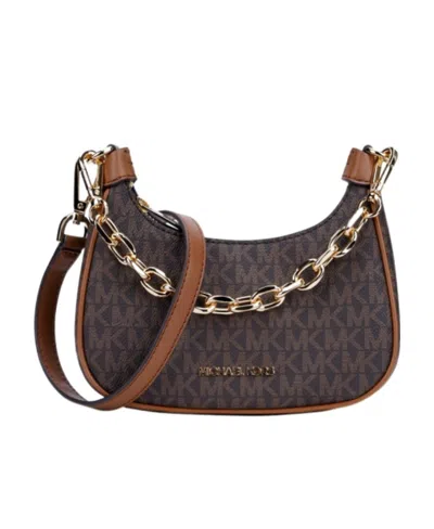 Michael Kors Cora Mini Shoulder Bag In Brown