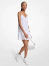 Michael Kors Corded Floral Lace Mini Slip Dress
