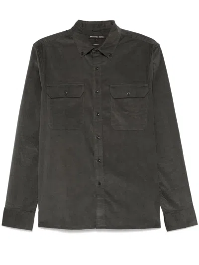 Michael Kors Corduroy Shirt In Gray