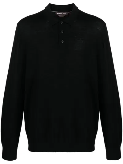 Michael Kors Core Merino Long Sleeves Polo Clothing
