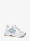 MICHAEL KORS COSMO TWO-TONE WASHED DENIM TRAINER