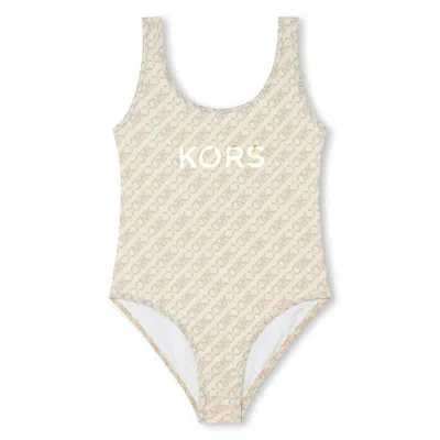 Michael Kors Kids' Costume Con Logo In Crema