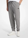 Michael Kors Cotton Blend Jogger In Gray