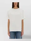 Michael Kors Cotton Crew Neck T-shirt With Short Sleeves And Straight Hem