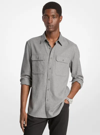 MICHAEL KORS COTTON FLANNEL SHIRT