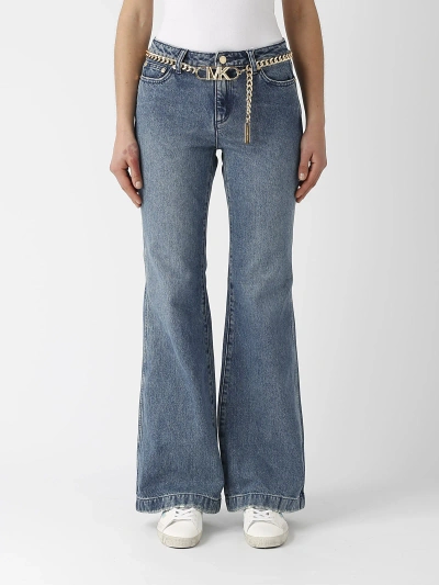 Michael Kors Cotton Jeans In Blue